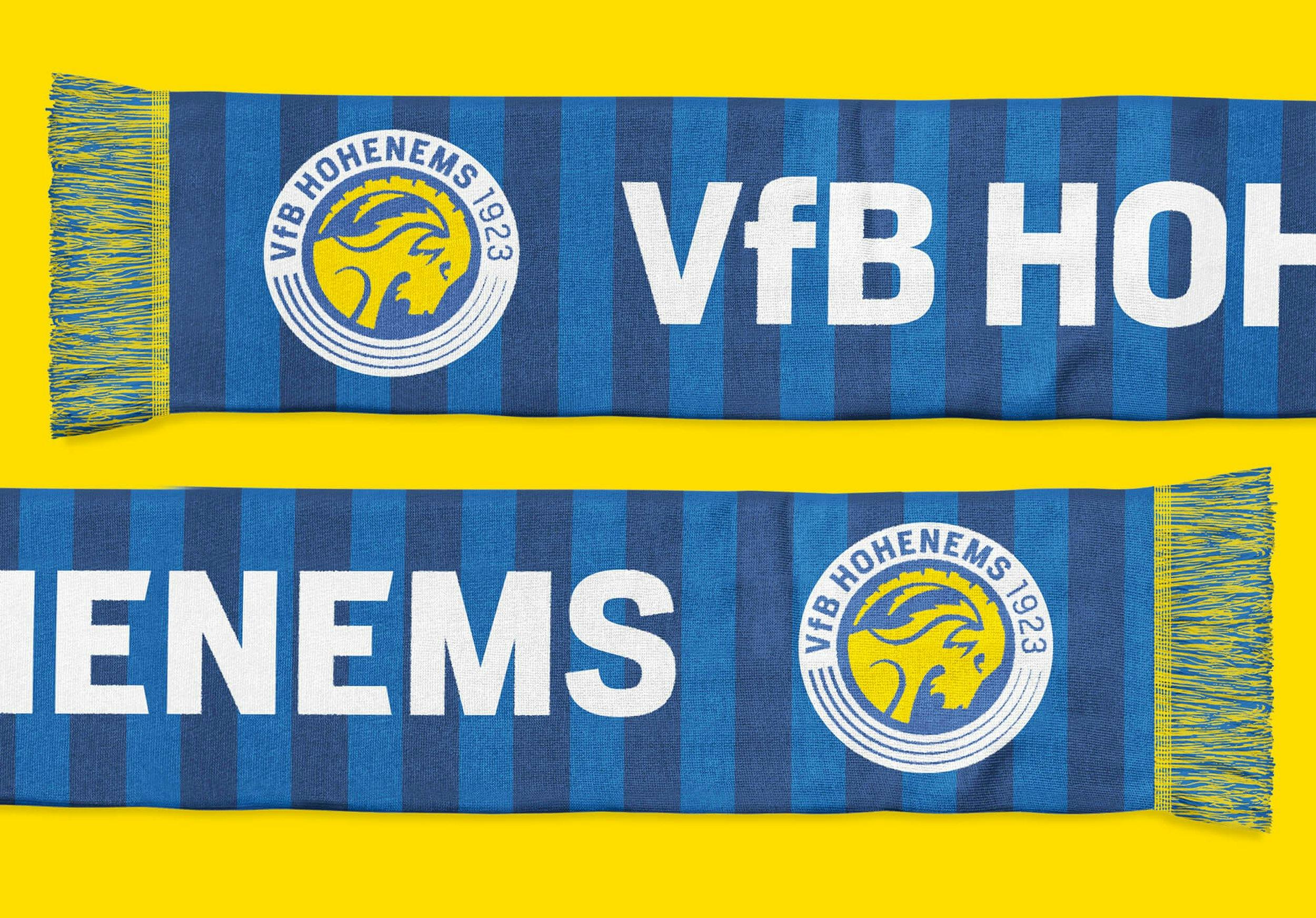 VfB-Hohenems-Branding_Schal_blau © Zeughaus Design