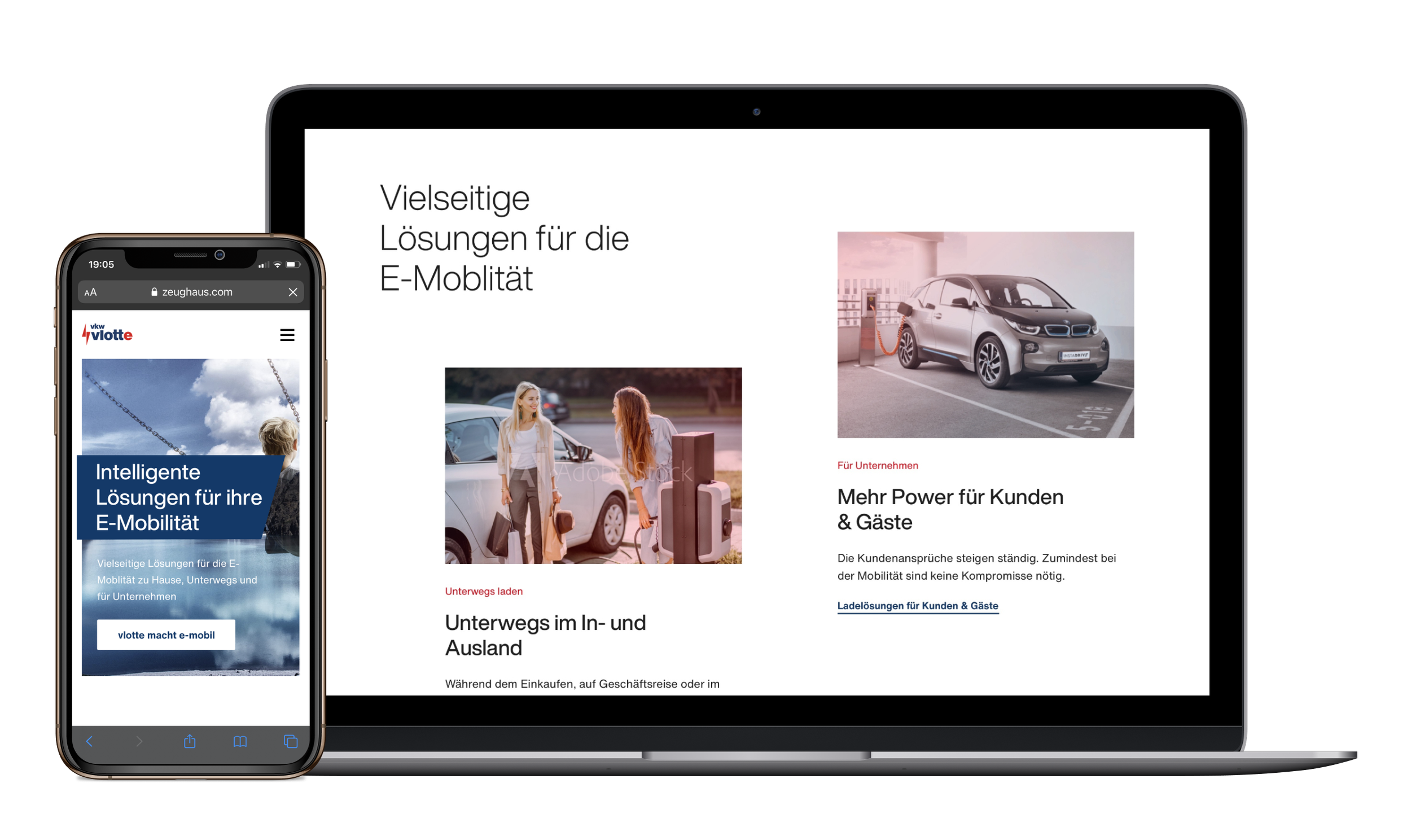 illwerke vkw vlotte eMobility Website - Home © Zeughaus Design GmbH