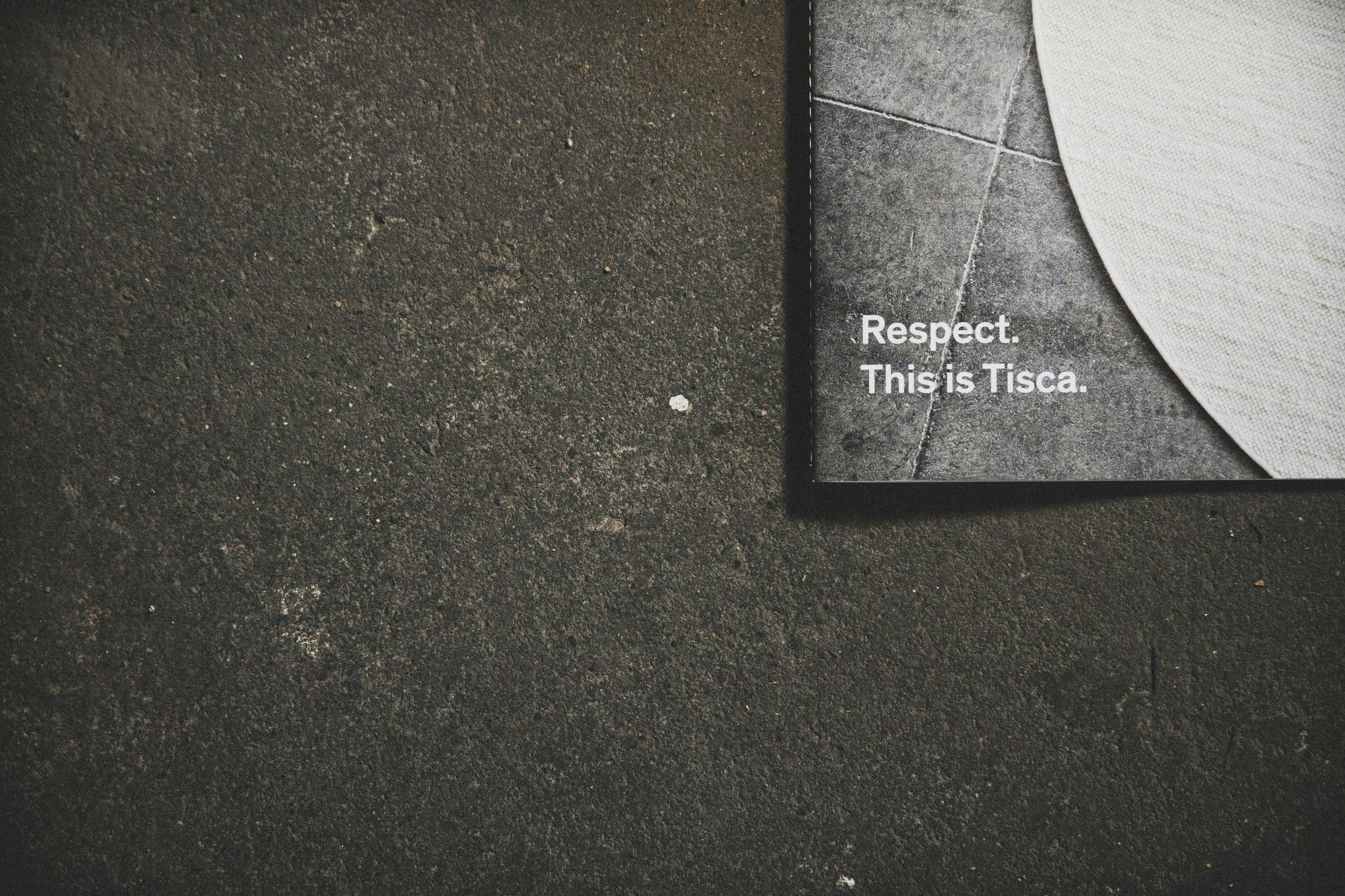 Tisca Respect BroschÃ¼re - Zeughaus Design Â© Patricia Keckeis