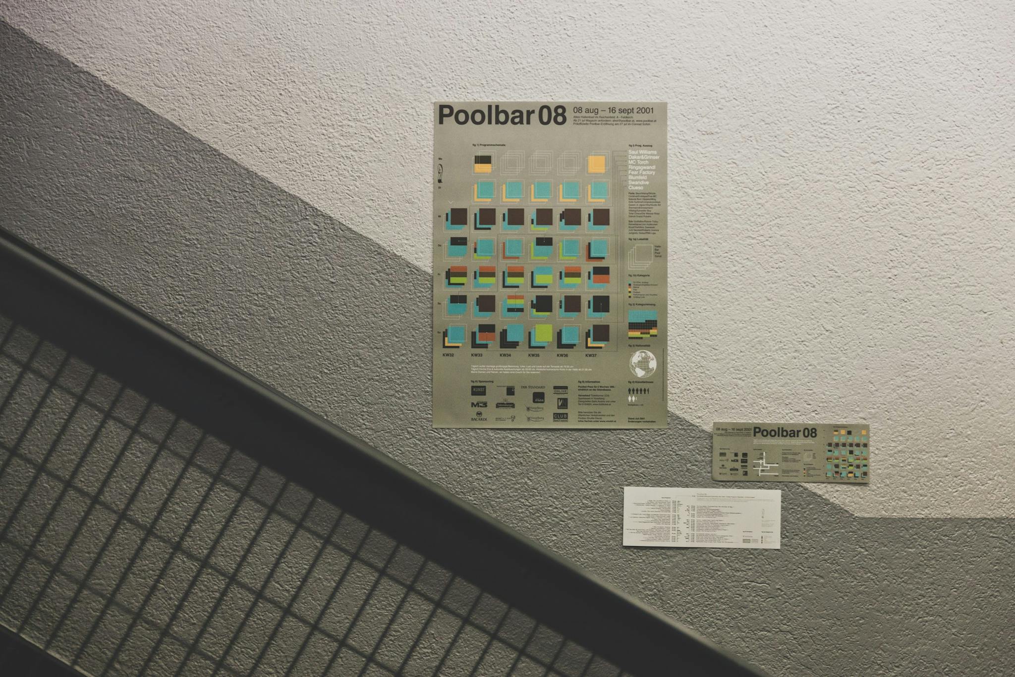 Poolbar-Plakate_2001_Drucksorten © Patricia Keckeis