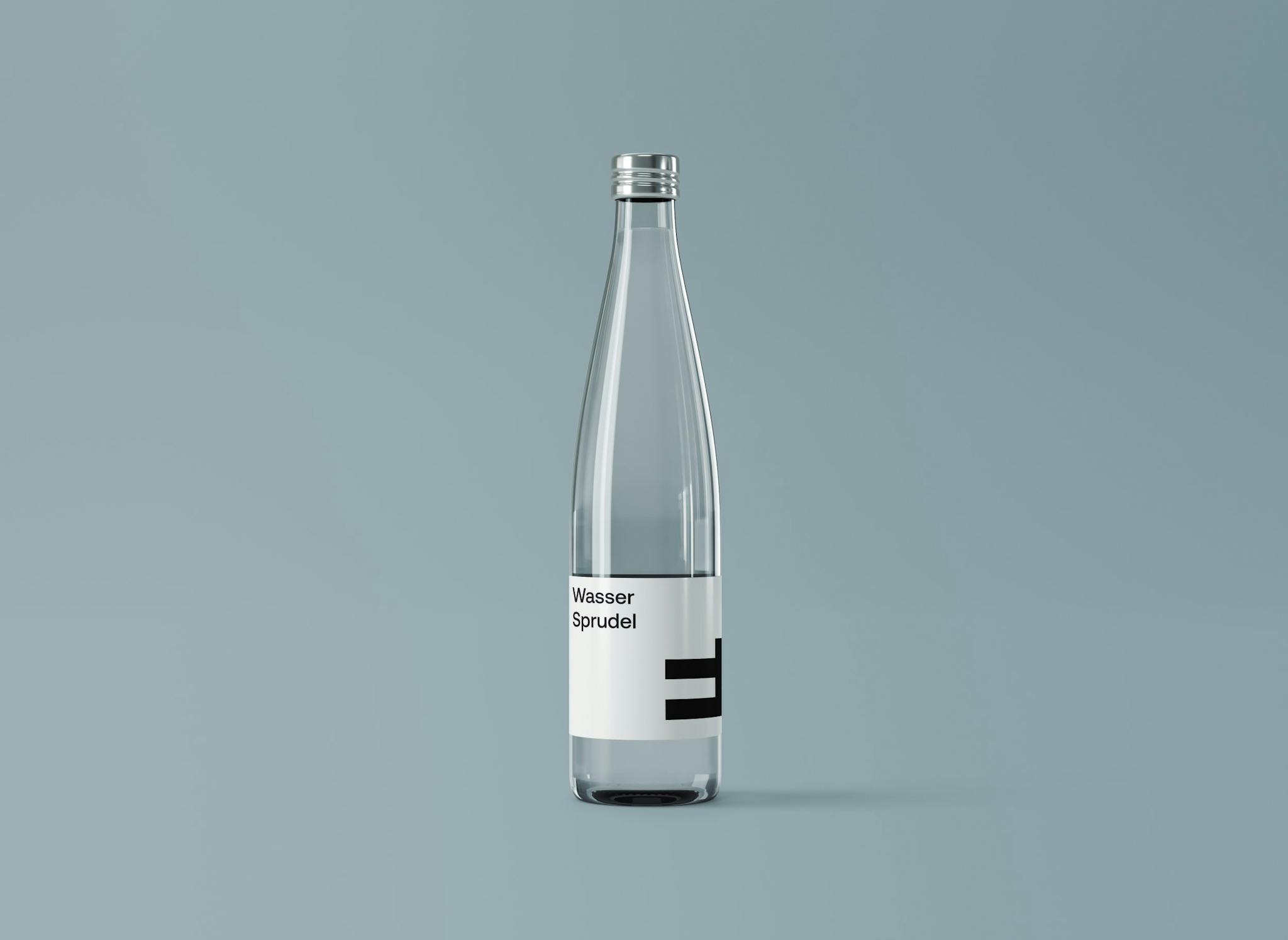 FHV Branding 2021: Mineralwasser Flasche © Zeughaus Design