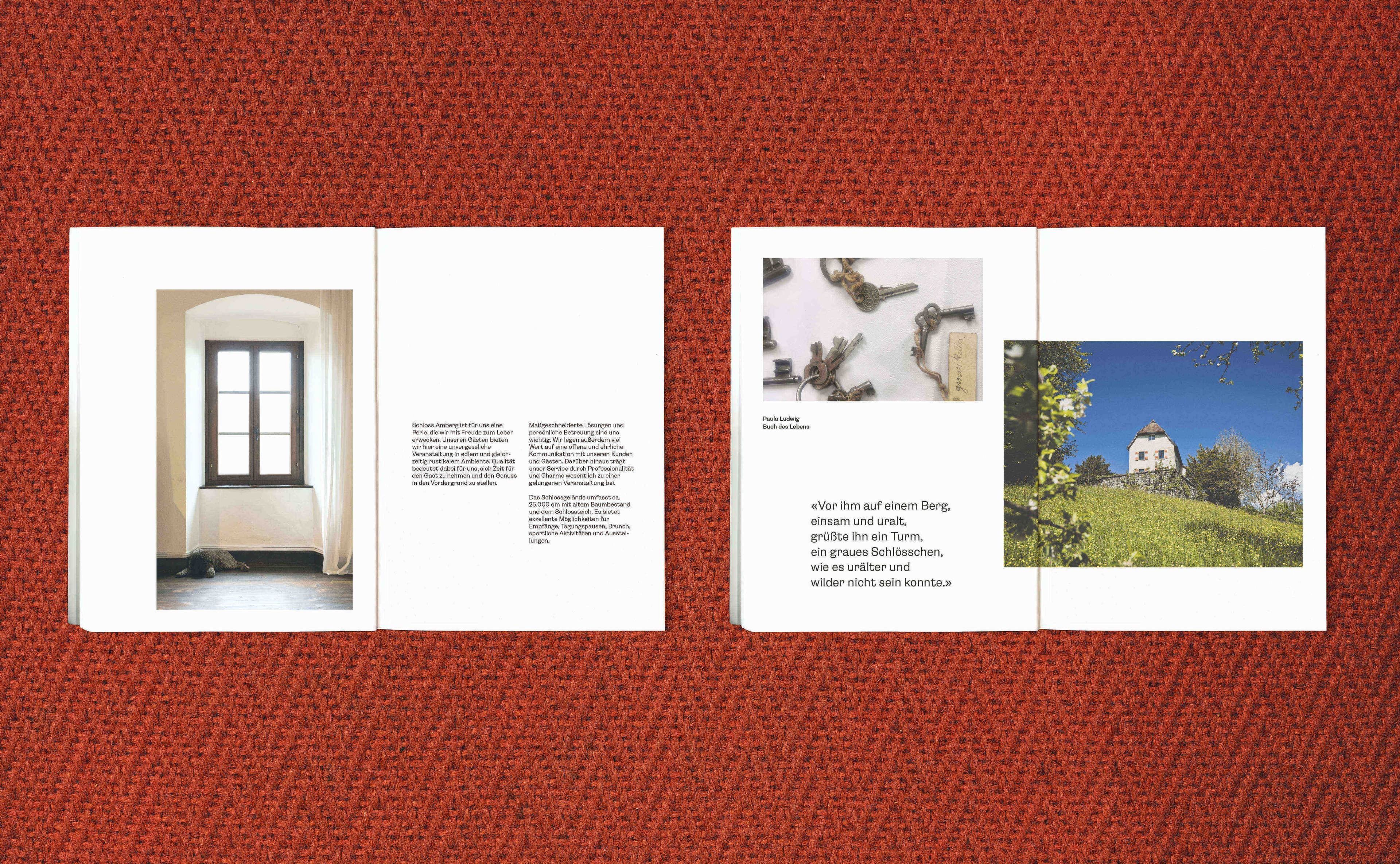 Schloss Amberg Branding, Zeughaus Designughaus Design