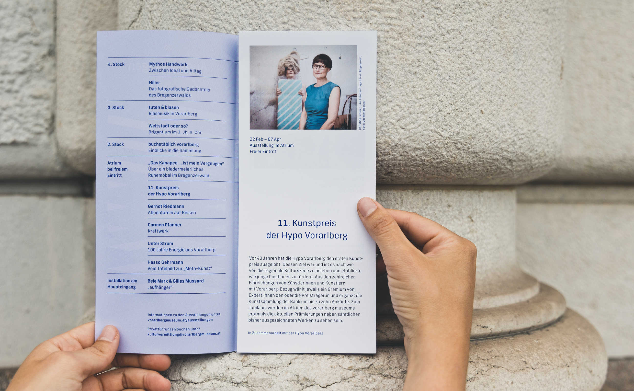 vorarlberg museum Branding, Zeughaus Design