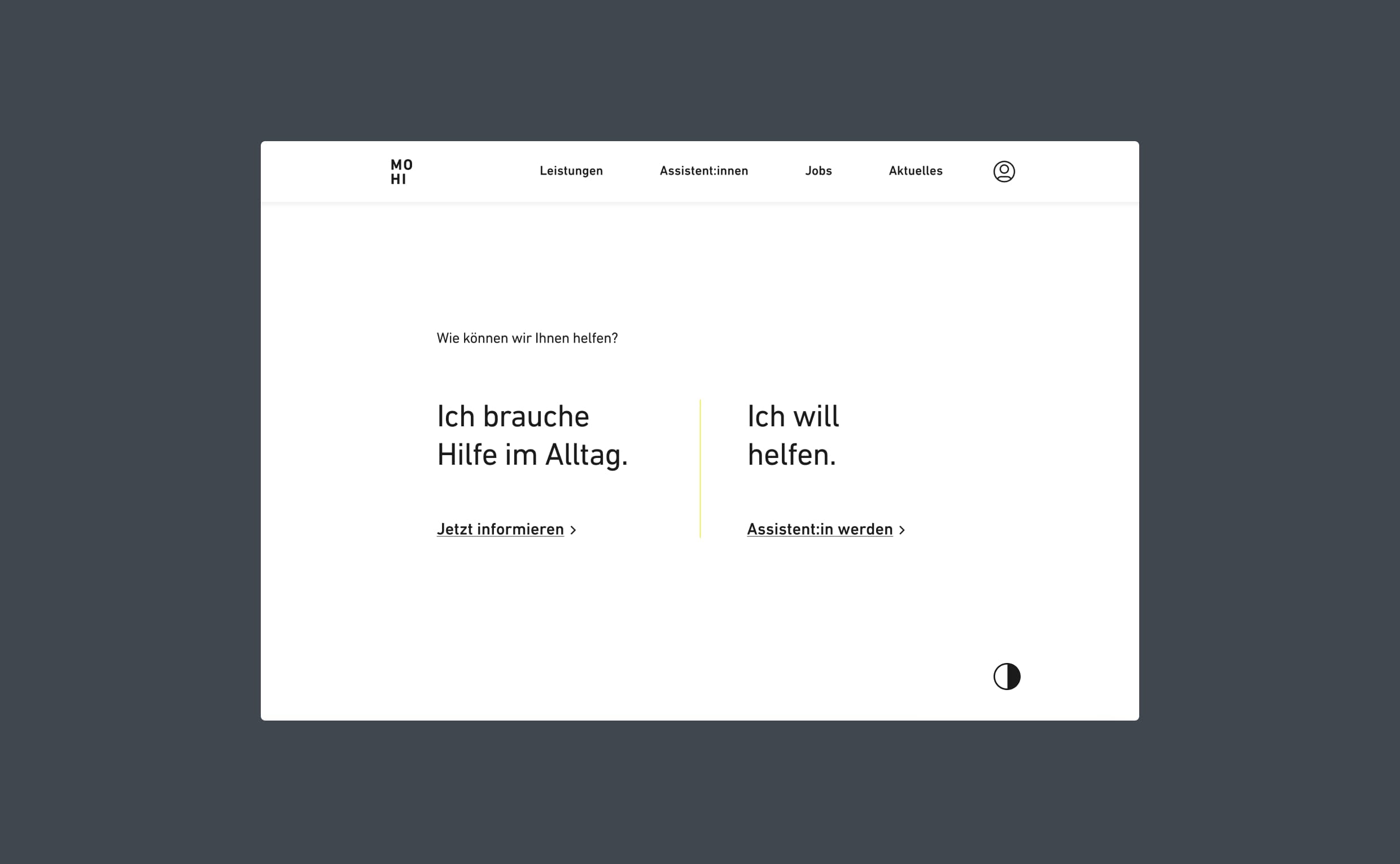 MOHI Dornbirn Website, Zeughaus Design