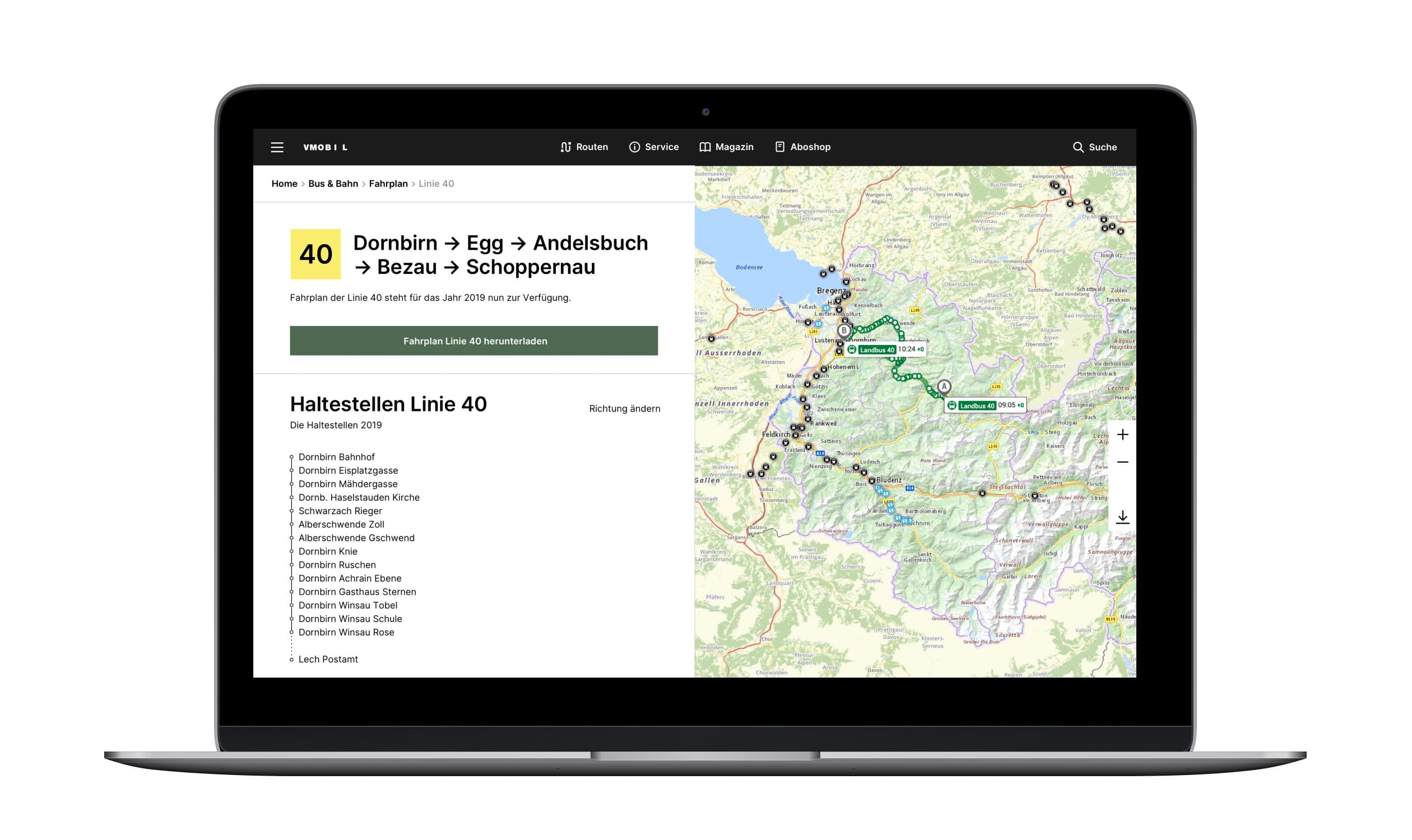 VMOBIL Portal, Zeughaus Design