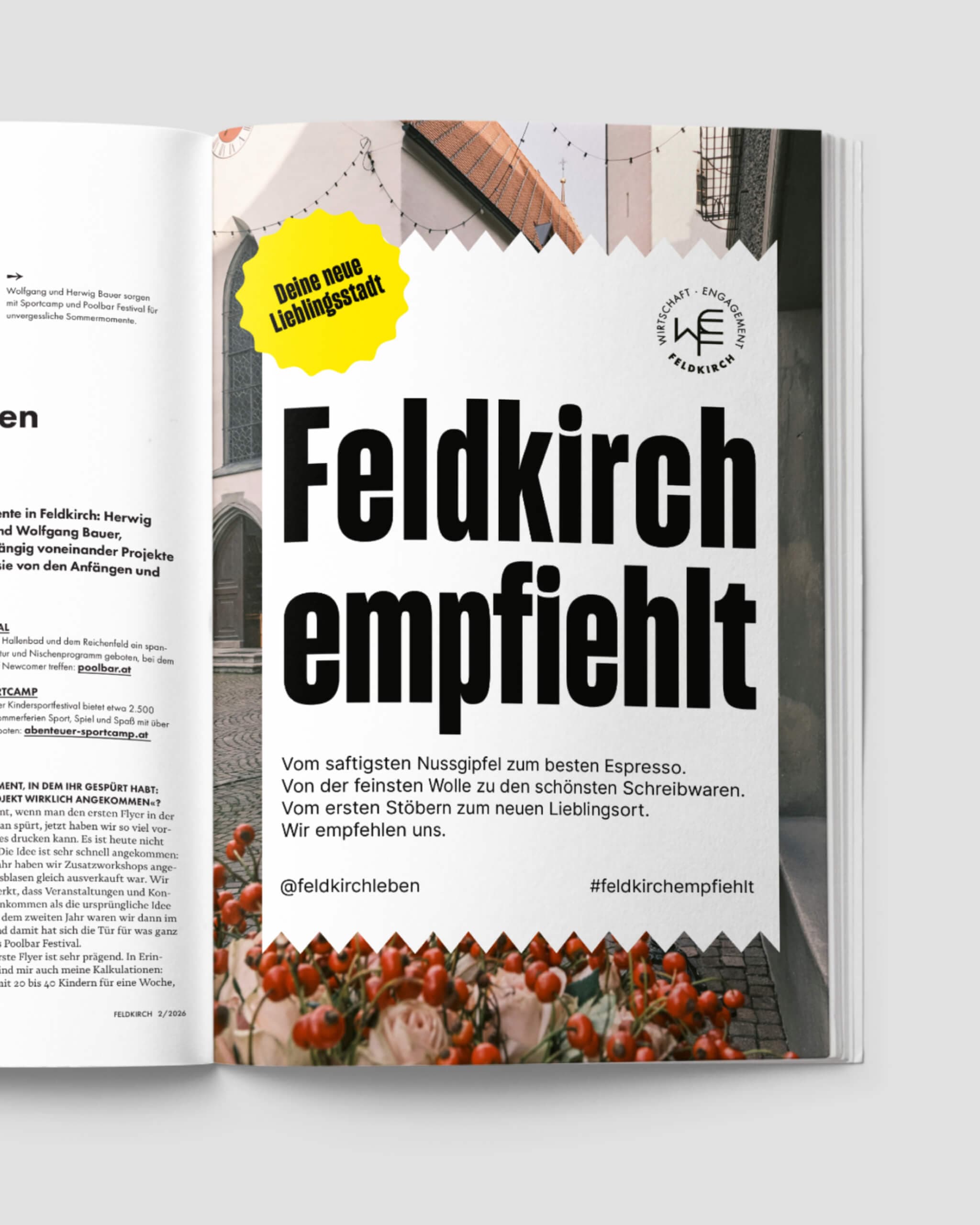 Feldkirch empfiehlt-Kampagne, Zeughaus Design