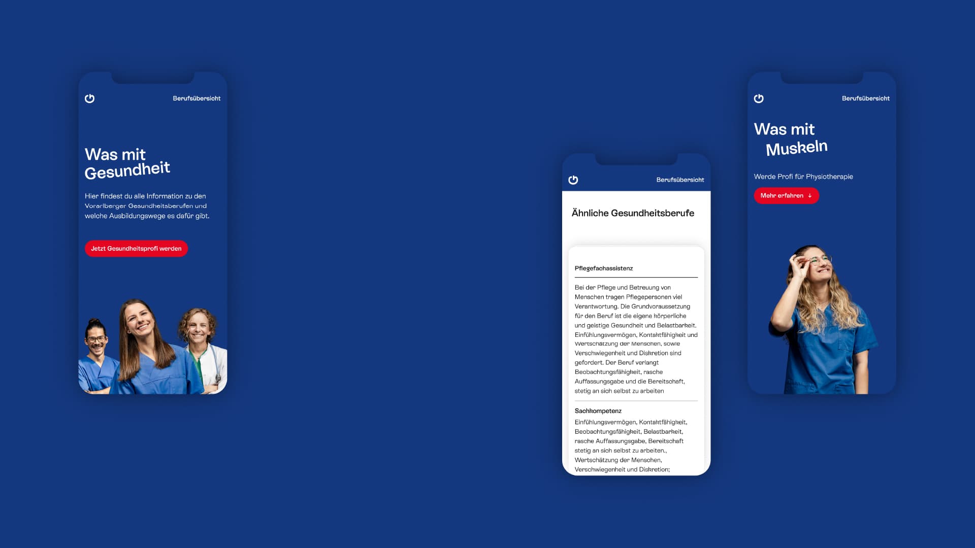 Gesundheitsprofis, Zeughaus Design