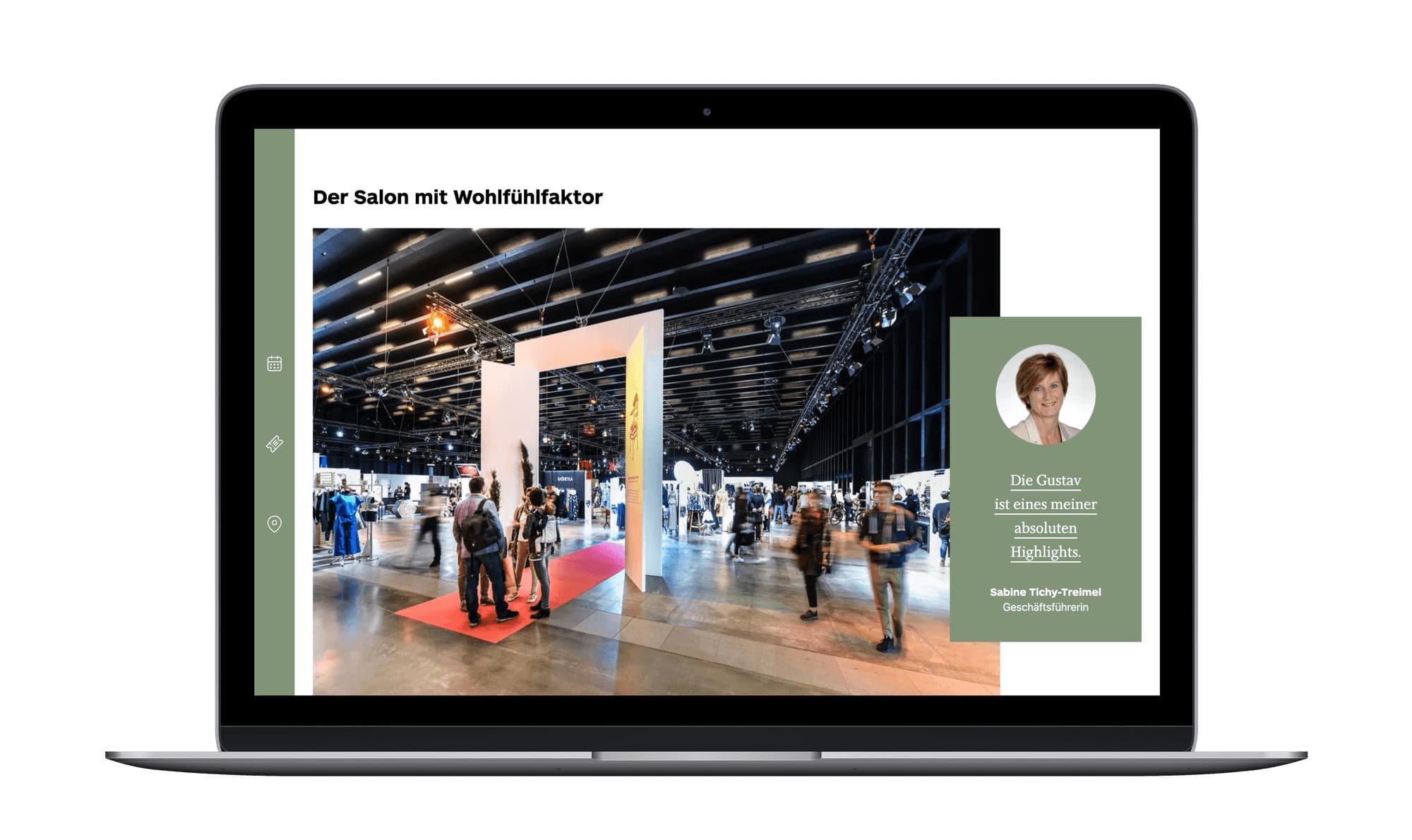 Messe Dornbirn Webportal Relaunch, Zeughaus Design 