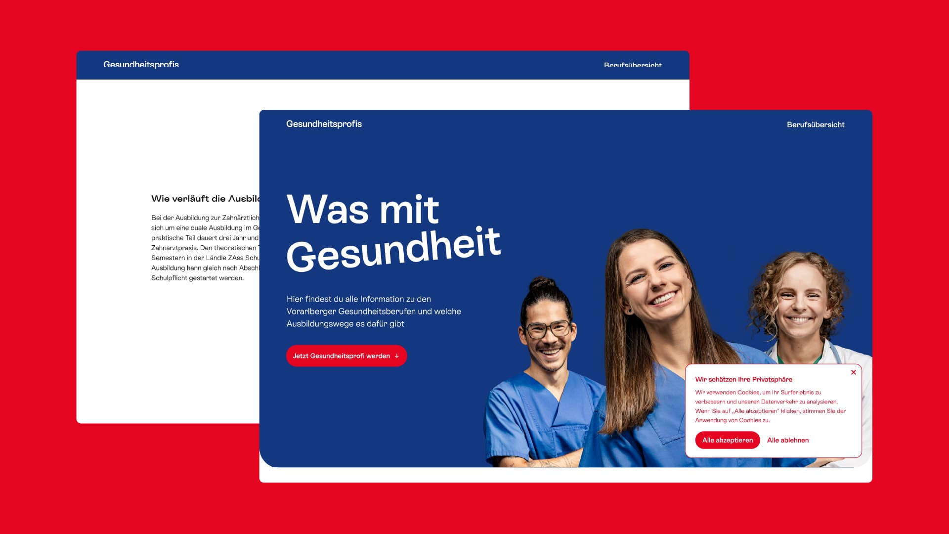 Gesundheitsprofis, Zeughaus Design