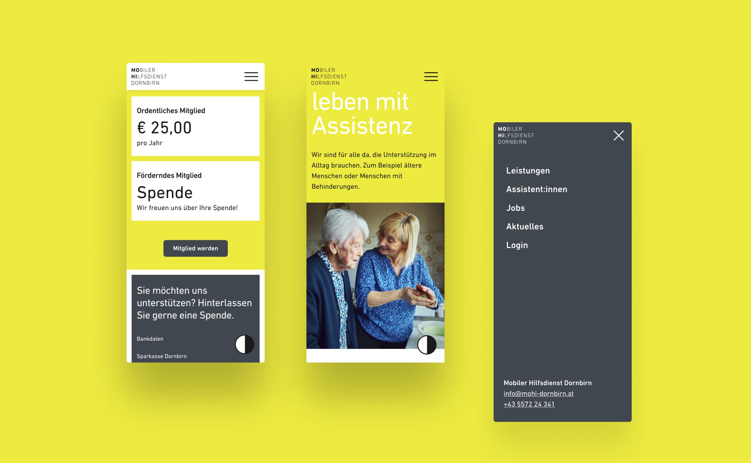 MOHI Dornbirn Website, Zeughaus Design
