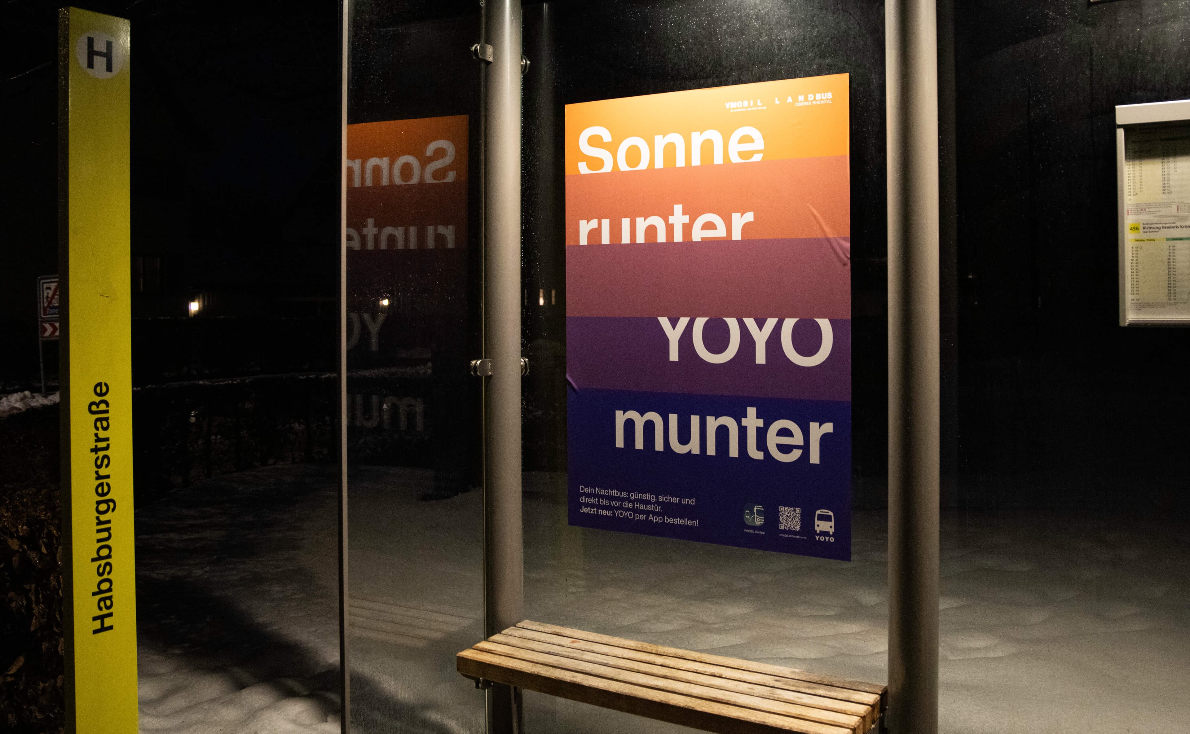 YOYO Nachtbus Re-Design, Zeughaus Design