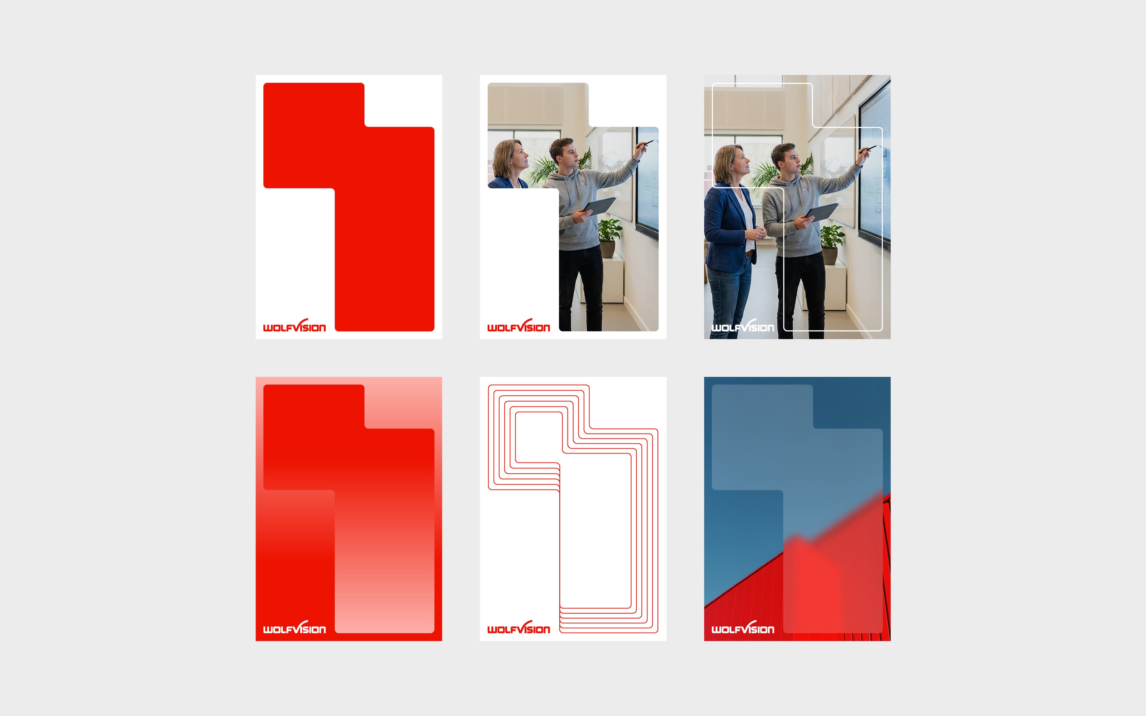 Wolfvision Branding Formen