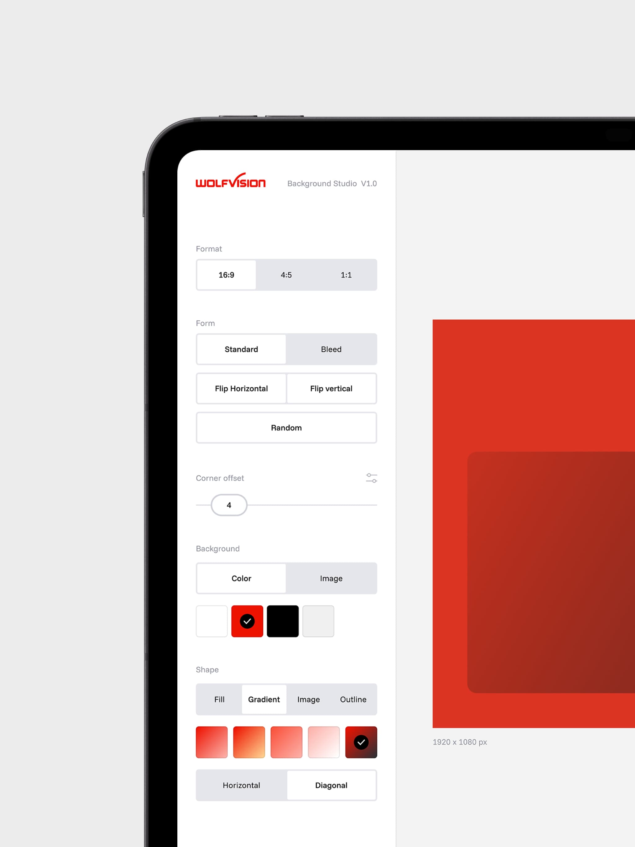 Design-Tool Wolfvision