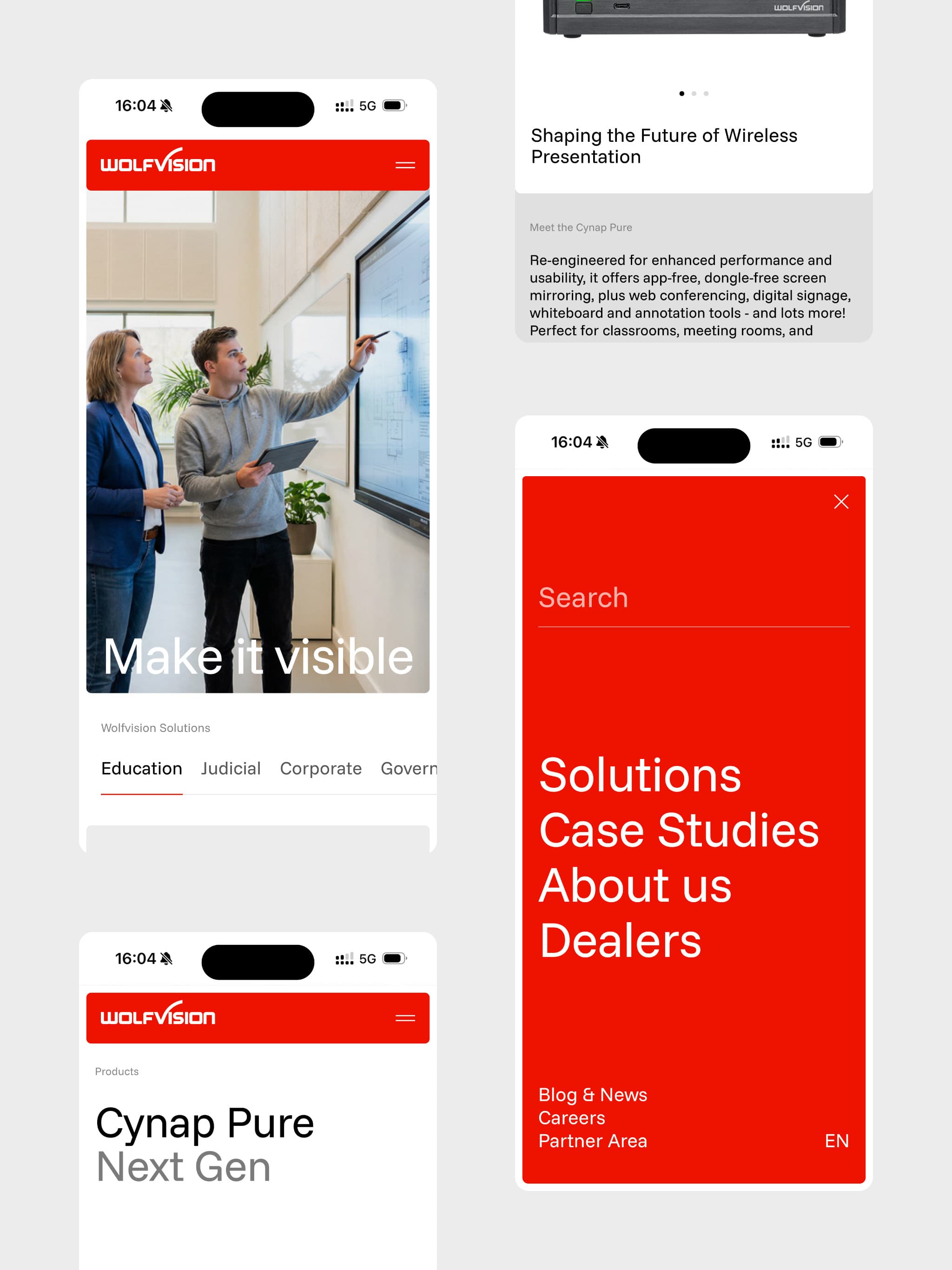 Wolfvision Website