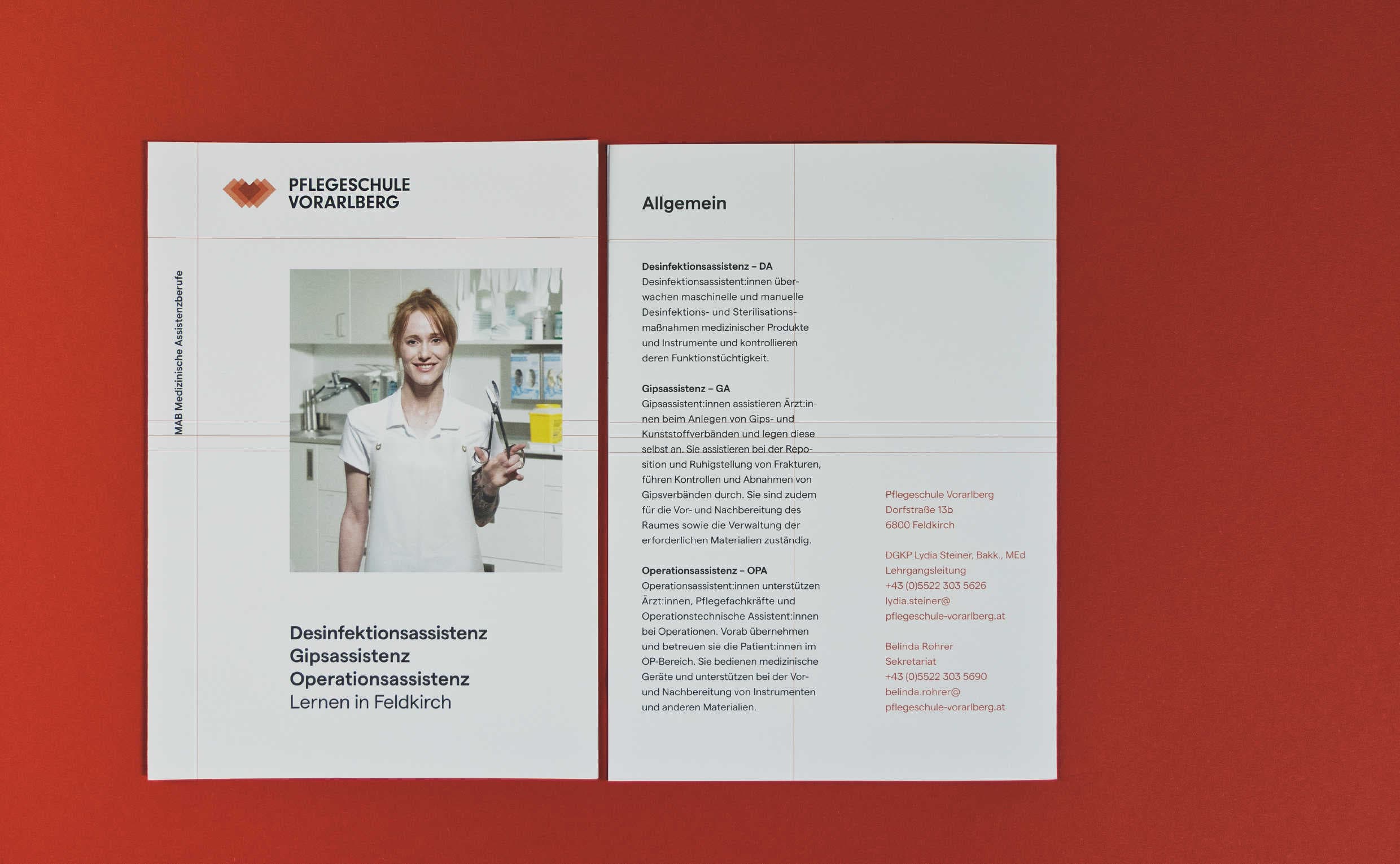 Pflegeschule Vorarlberg, Zeughaus Design