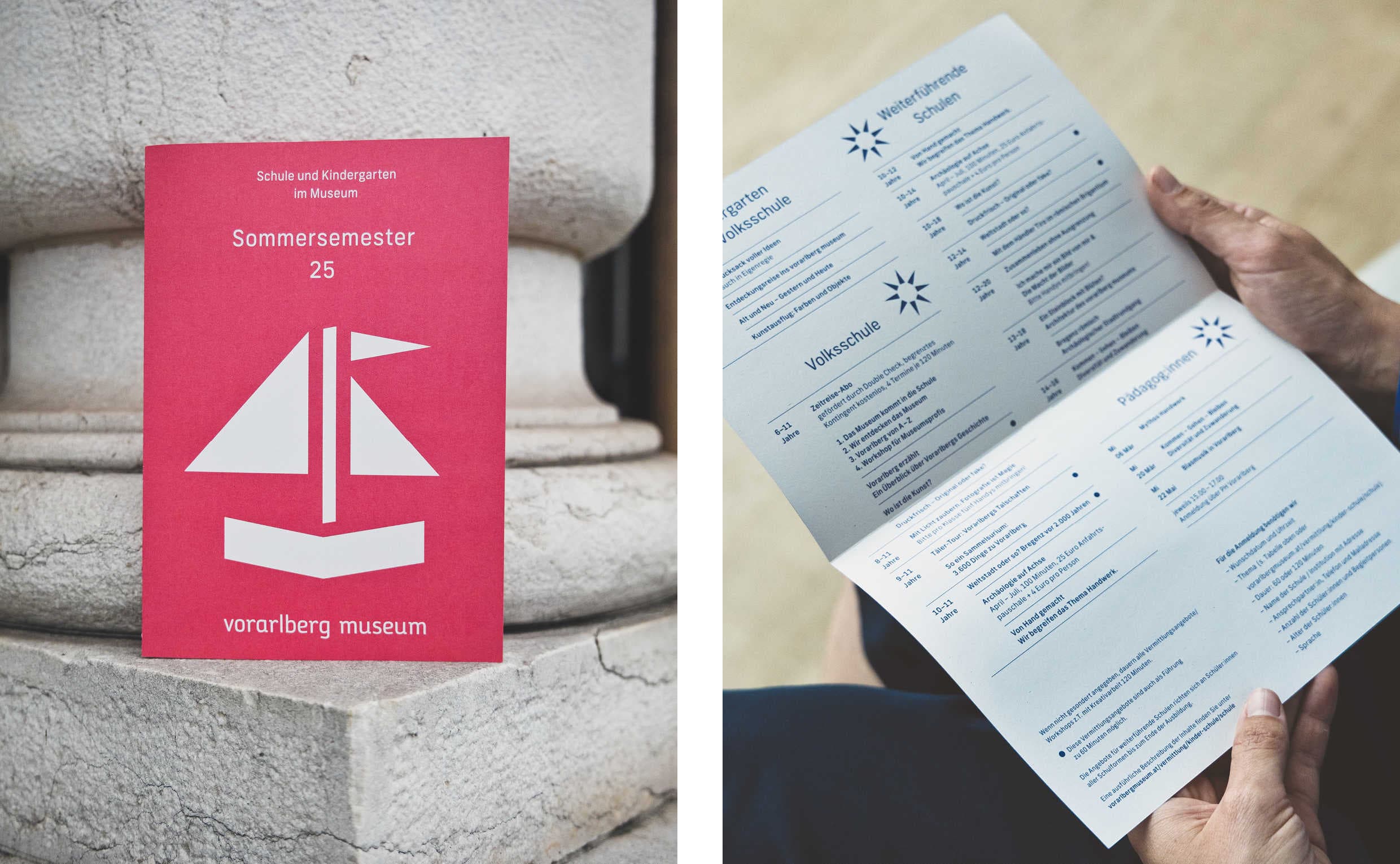 vorarlberg museum Branding, Zeughaus Design