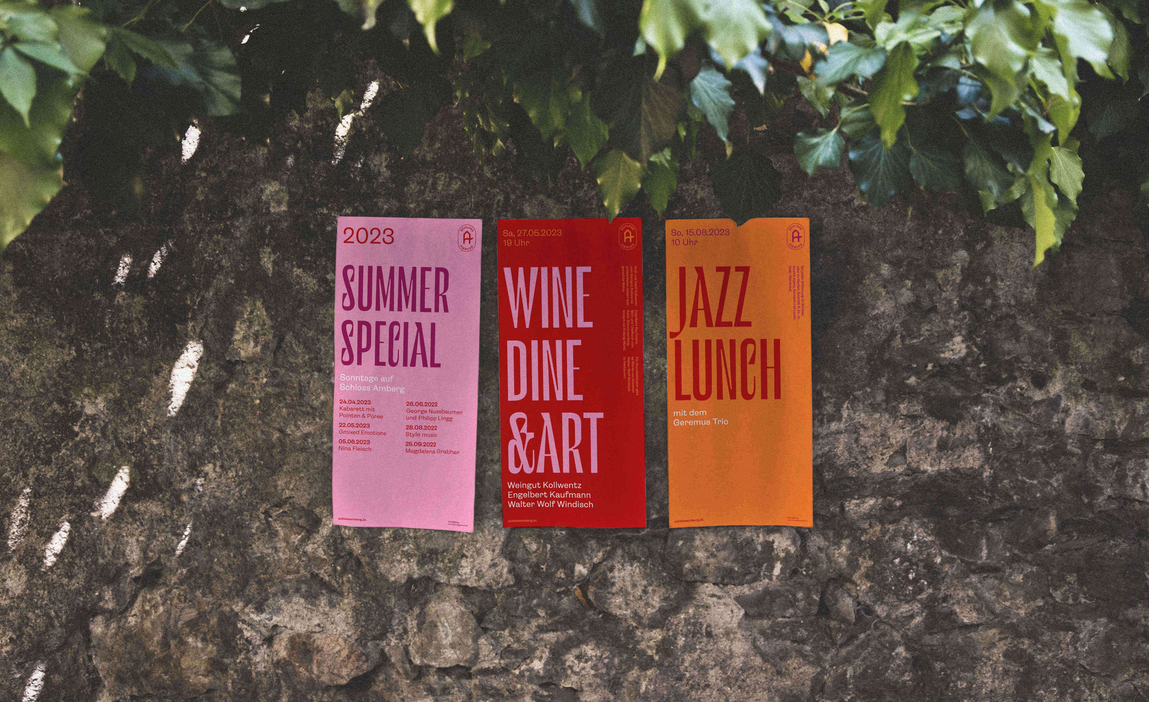 Schloss Amberg Branding, Zeughaus Designughaus Design