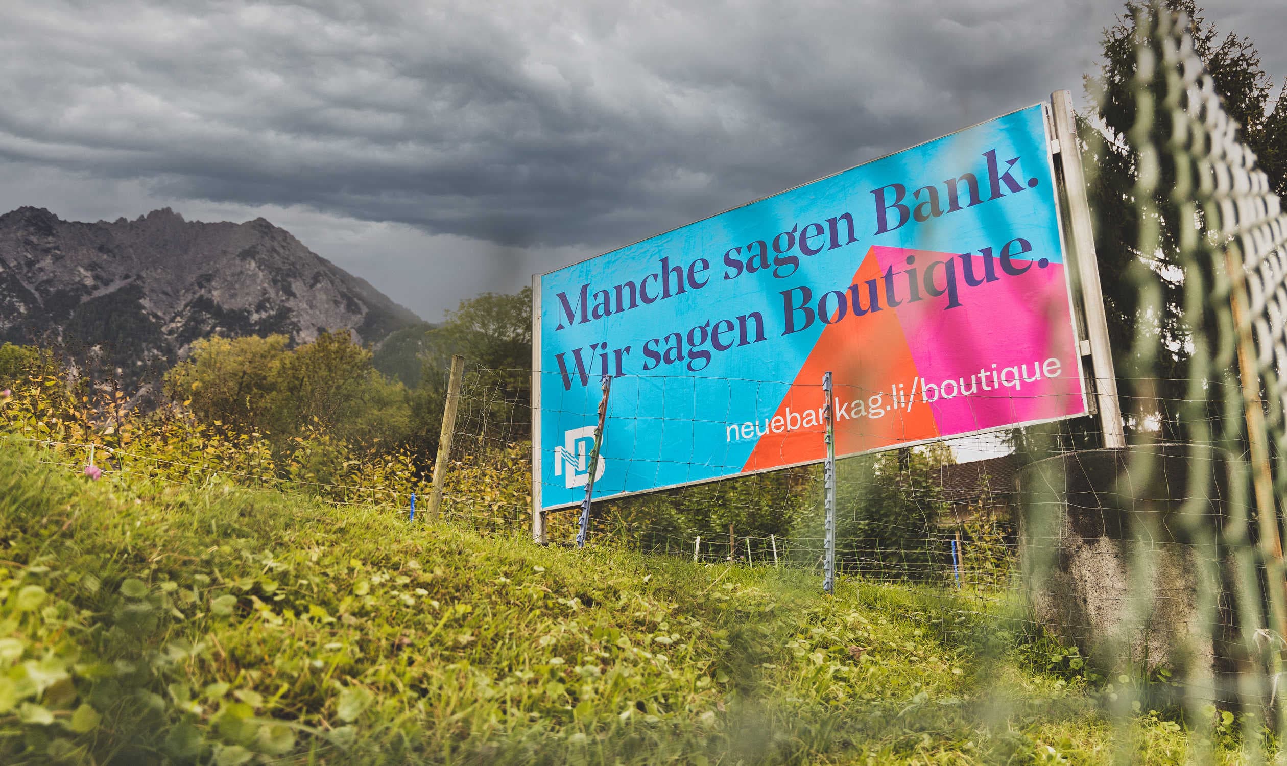 Neue Bank AG Brand Design, Zeughaus Design