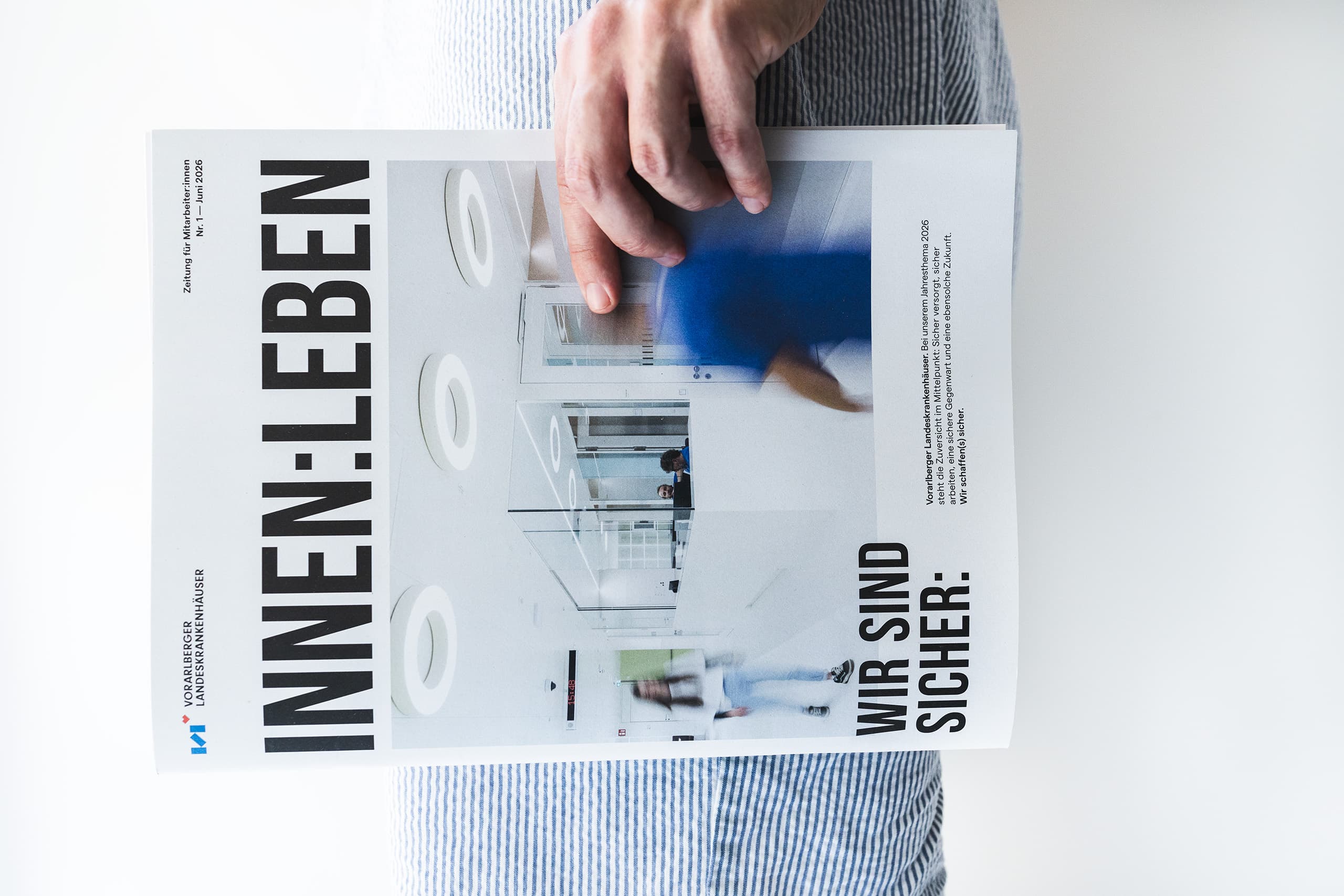Mitarbeiter:innenmagazin VLKH, Zeughaus Design