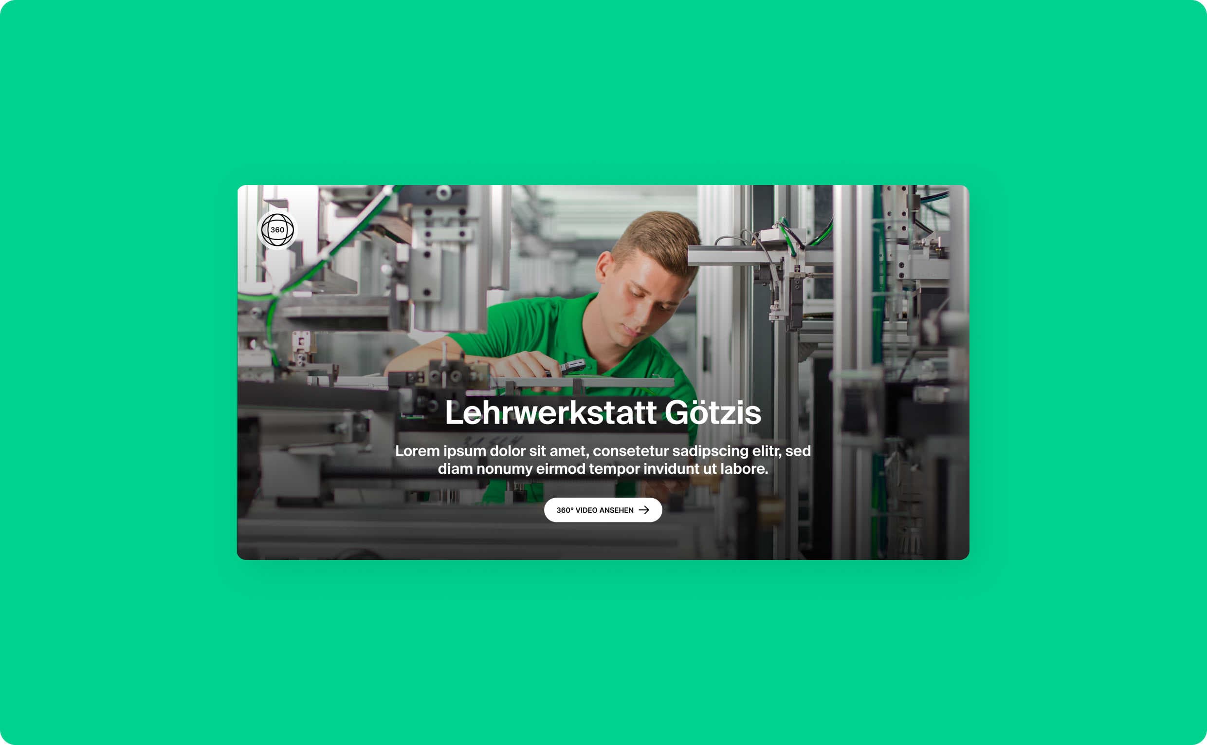 Grass Lehrlingswebsite, Zeughaus Design