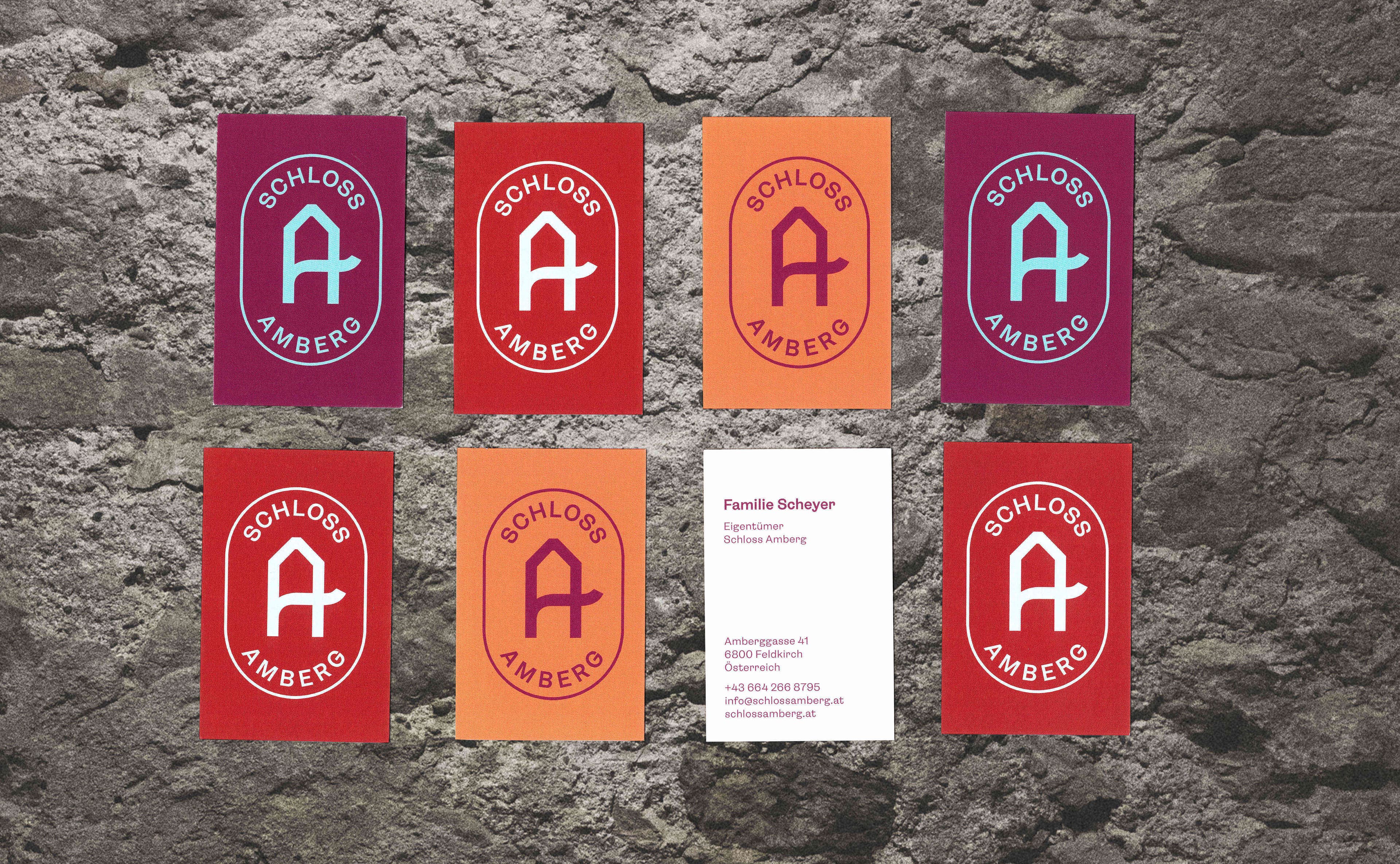 Schloss Amberg Branding, Zeughaus Designughaus Design