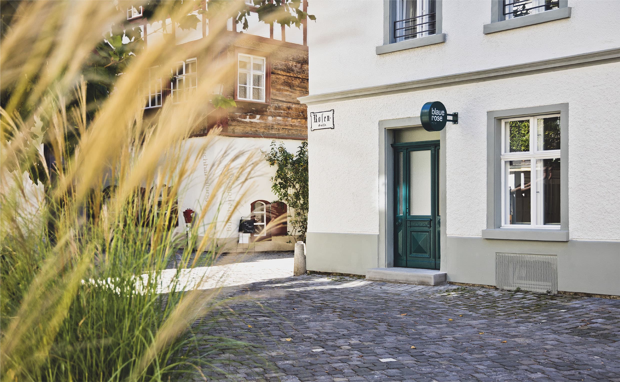 Hotel blaue rose Branding, Zeughaus Design