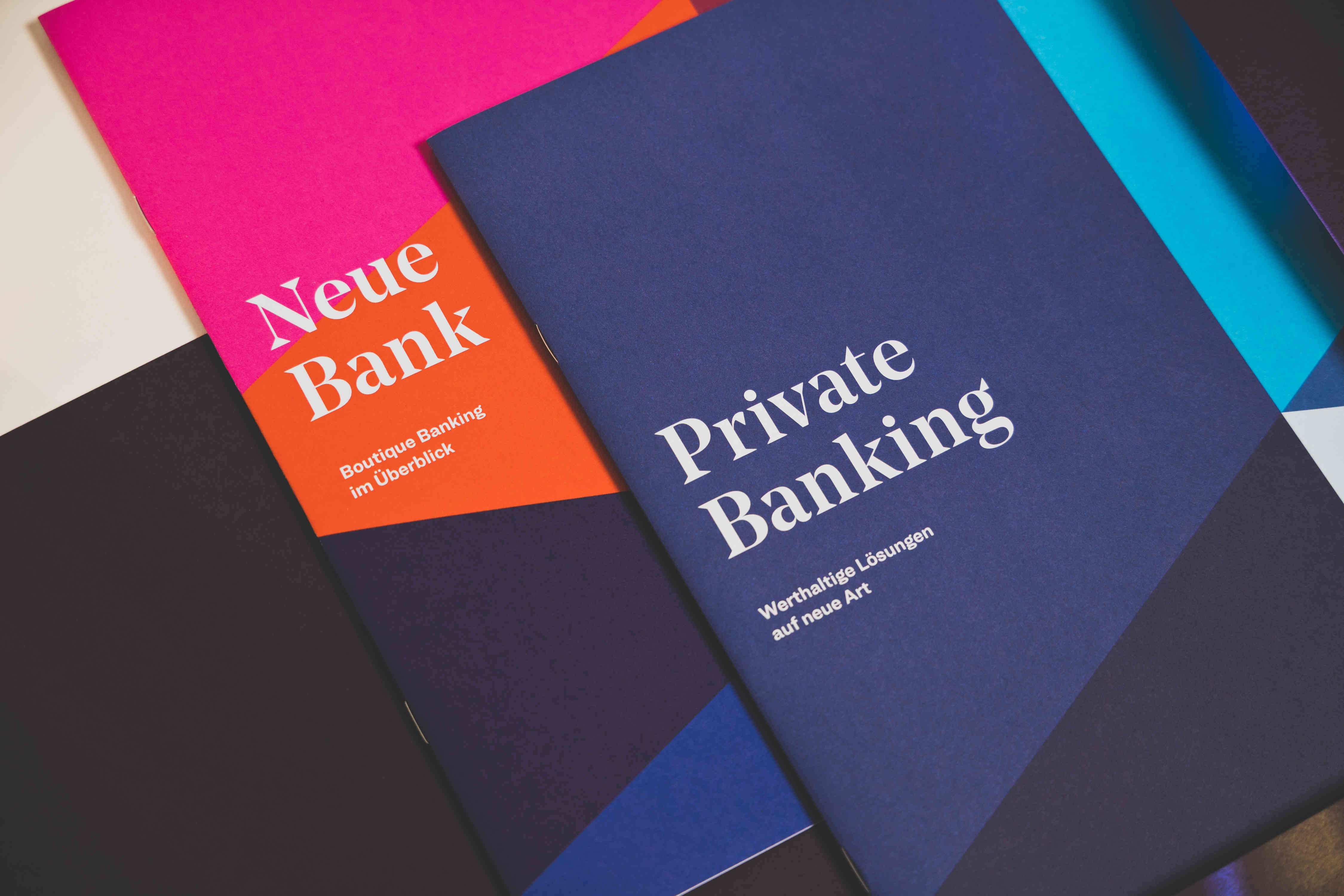 Neue Bank AG Brand Design, Zeughaus Design