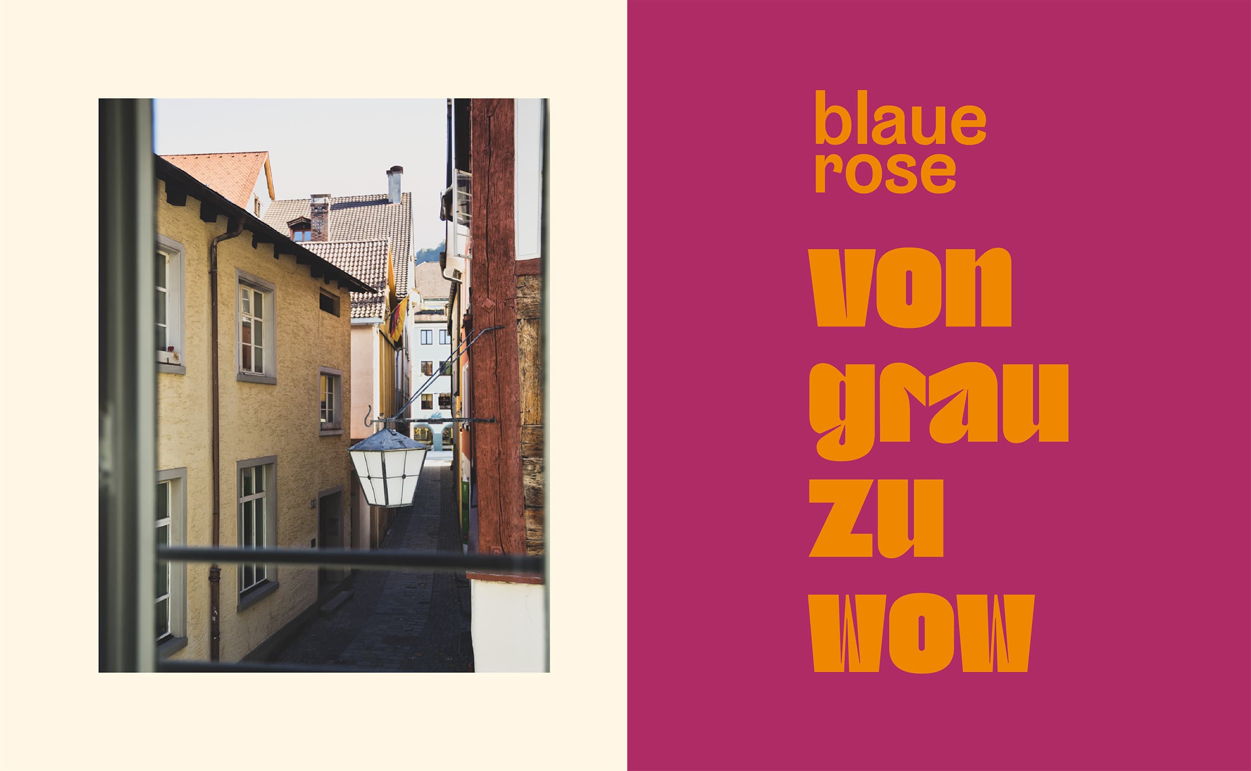 Hotel blaue rose Branding, Zeughaus Design