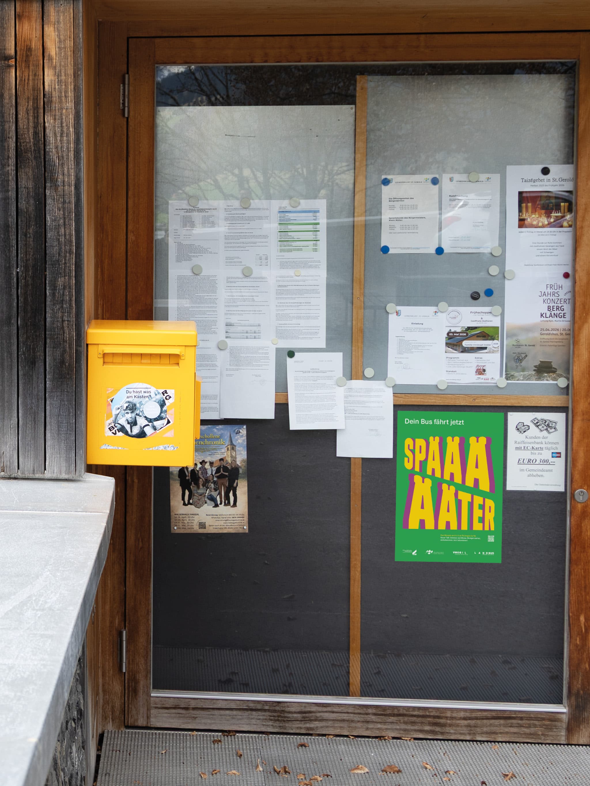 Walsertal ÖPNV Kampagne · Plakat A3