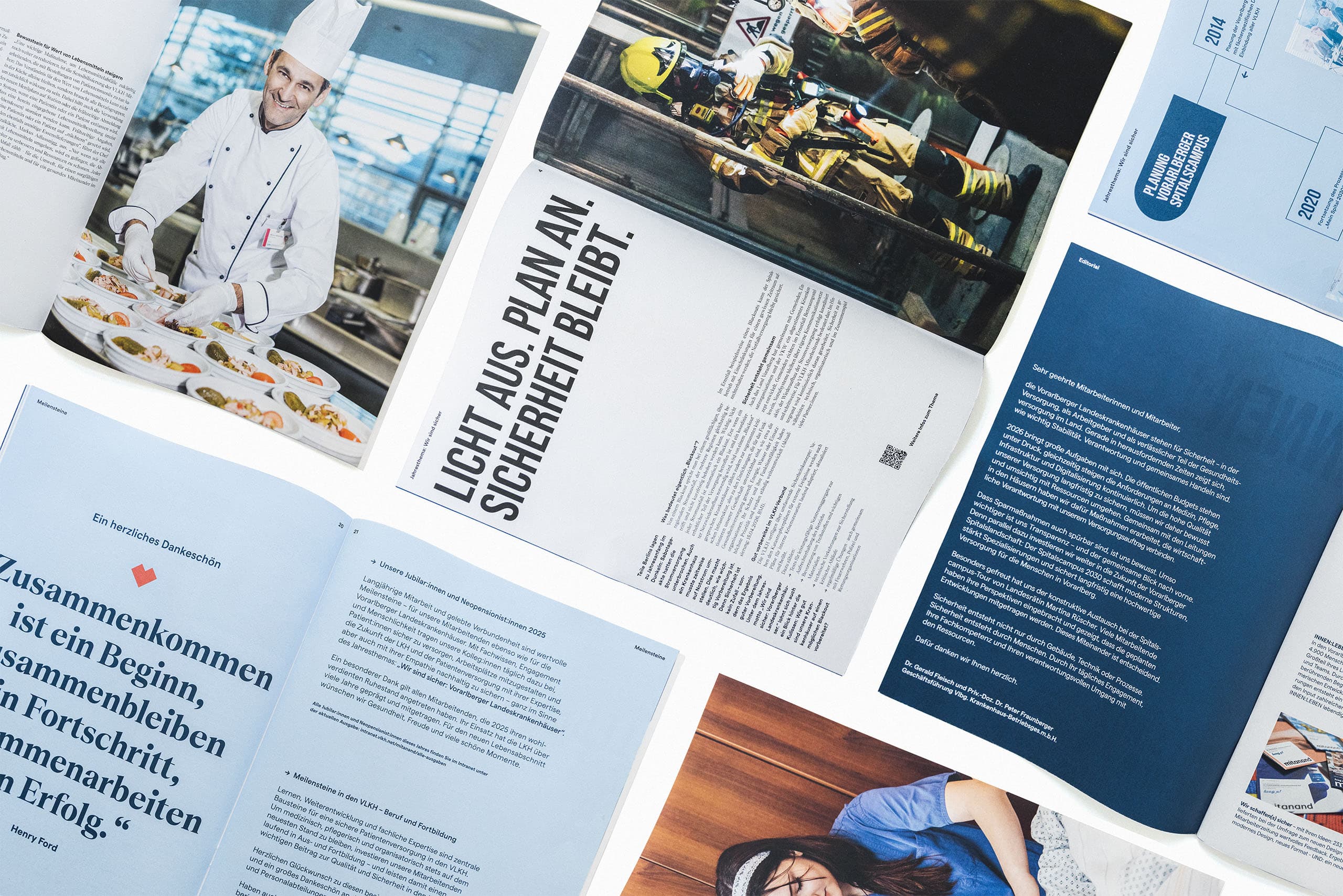 Mitarbeiter:innenmagazin VLKH, Zeughaus Design
