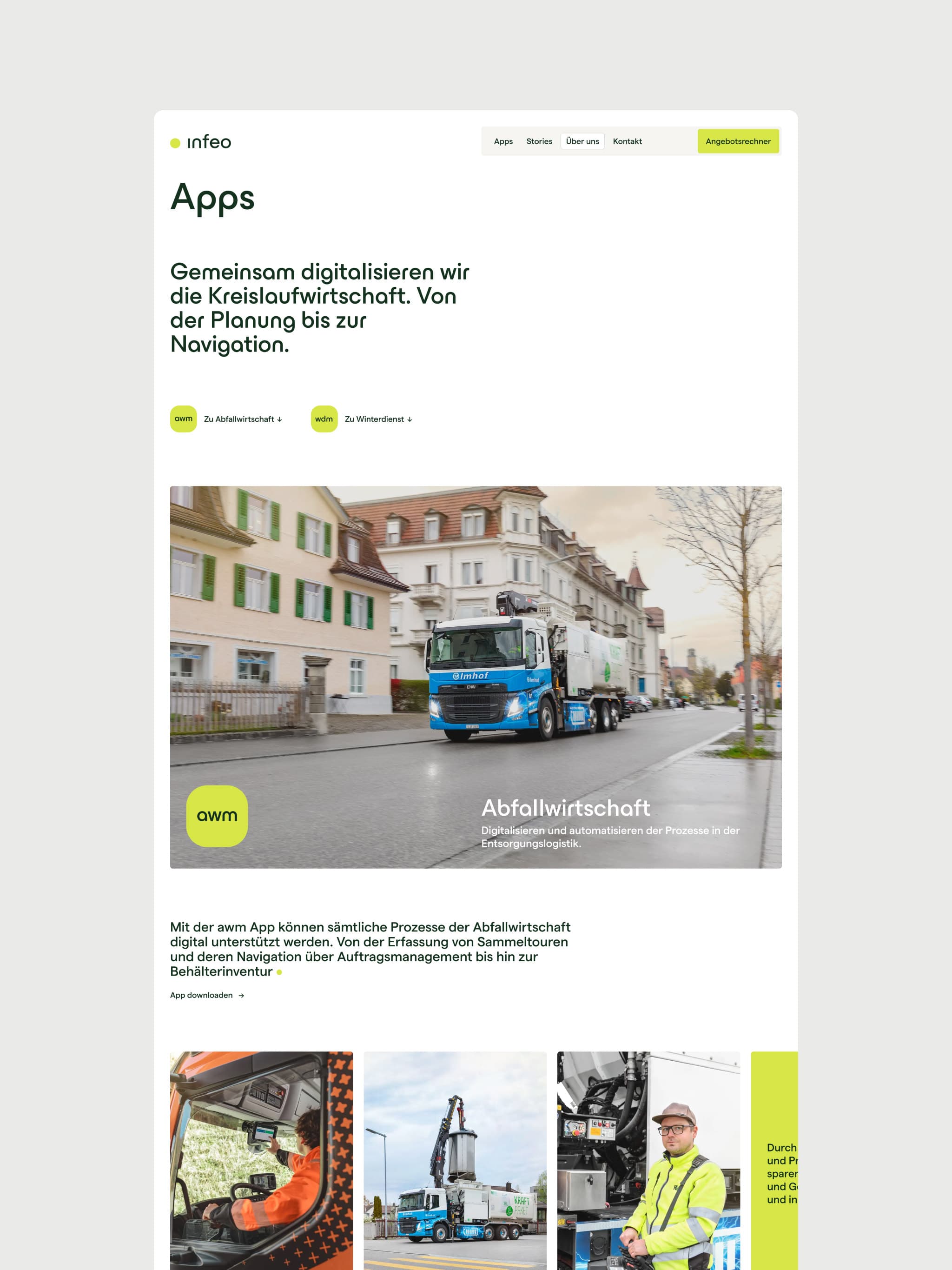 Infeo Website - App