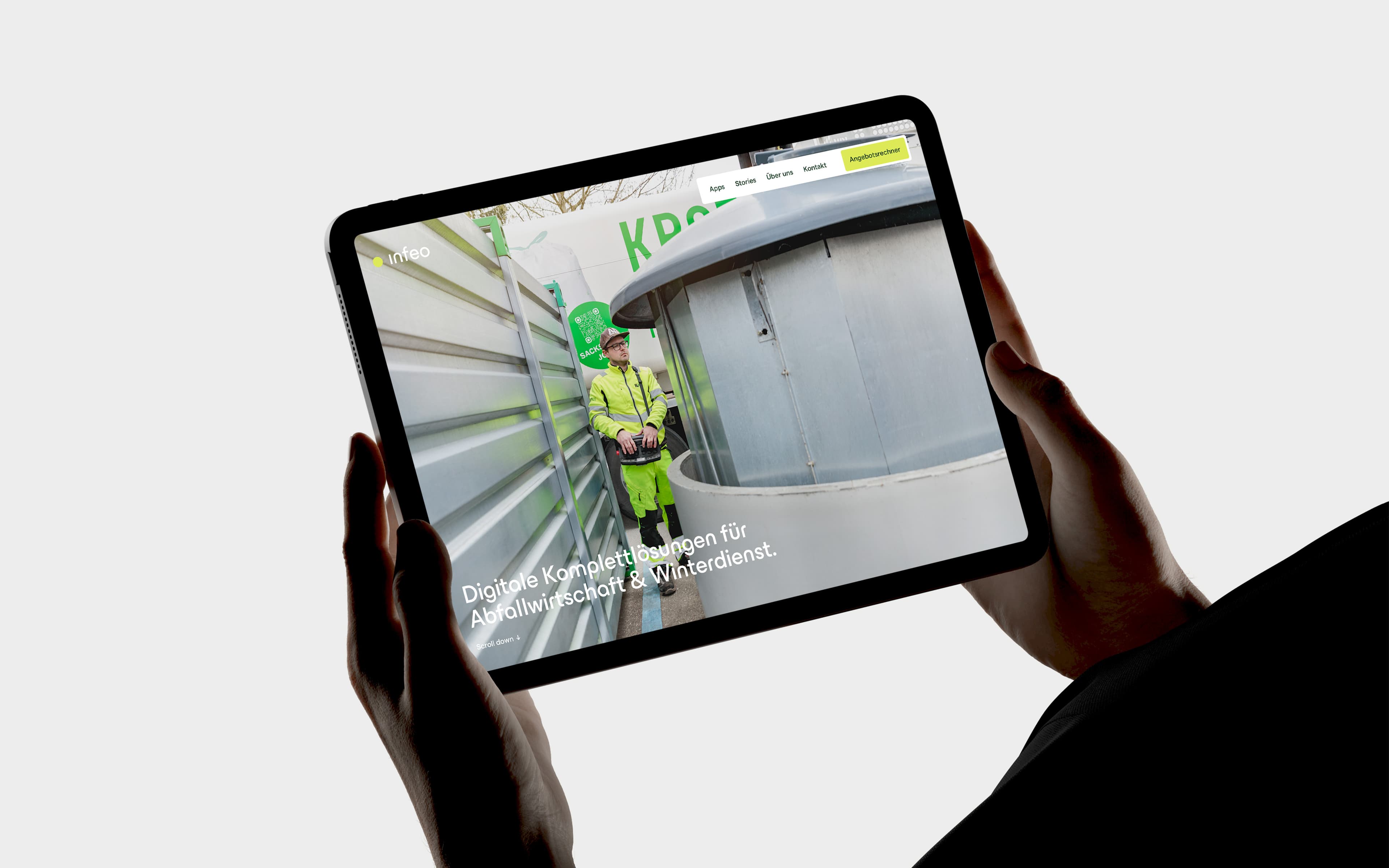 Infeo Website Tablet