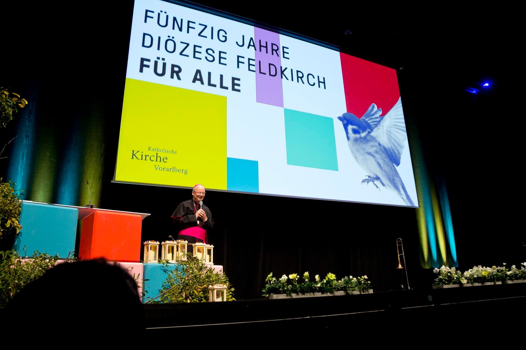 50 Jahre Jubiläum Diözese Feldkirch, Zeughaus Design