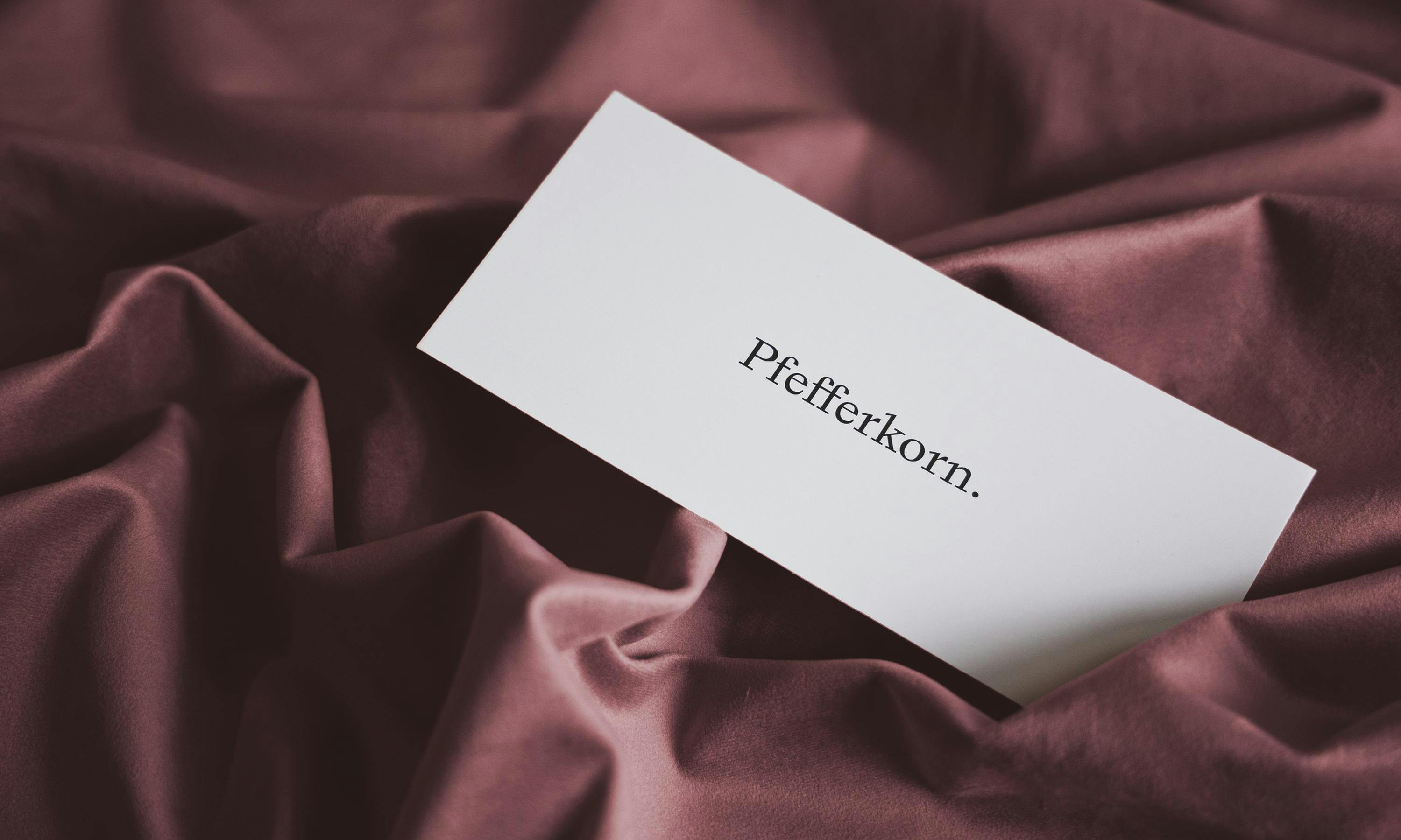 Pfefferkorn Branding, Zeughaus Design © Patricia Keckeis