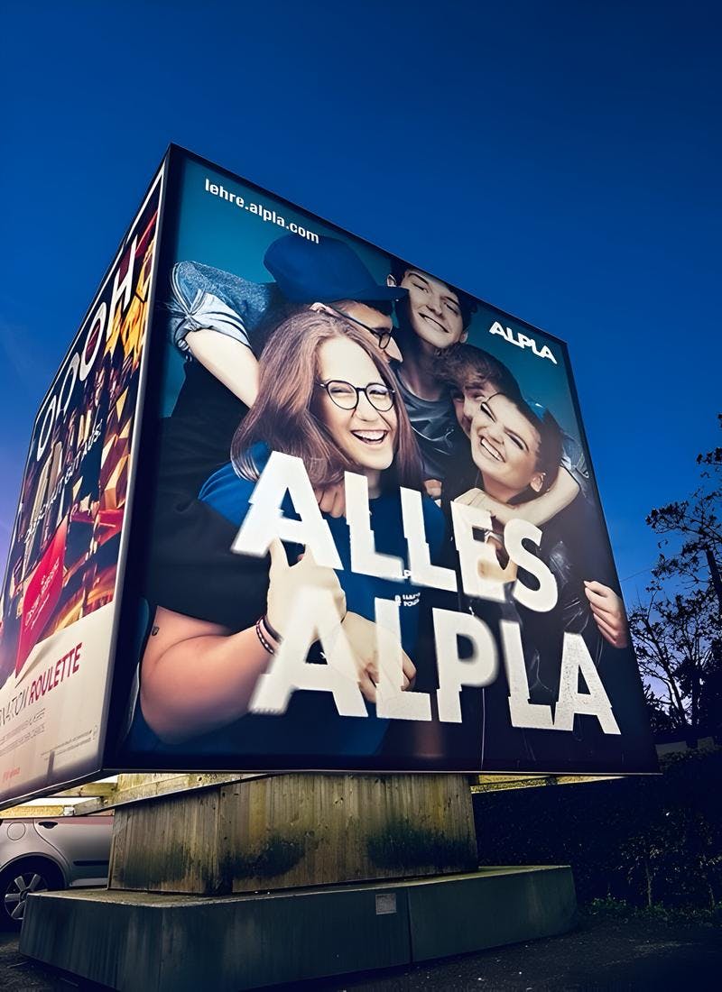 Alles Alpla Lehrlingskampagne, Zeughaus Design © Zeughaus Design